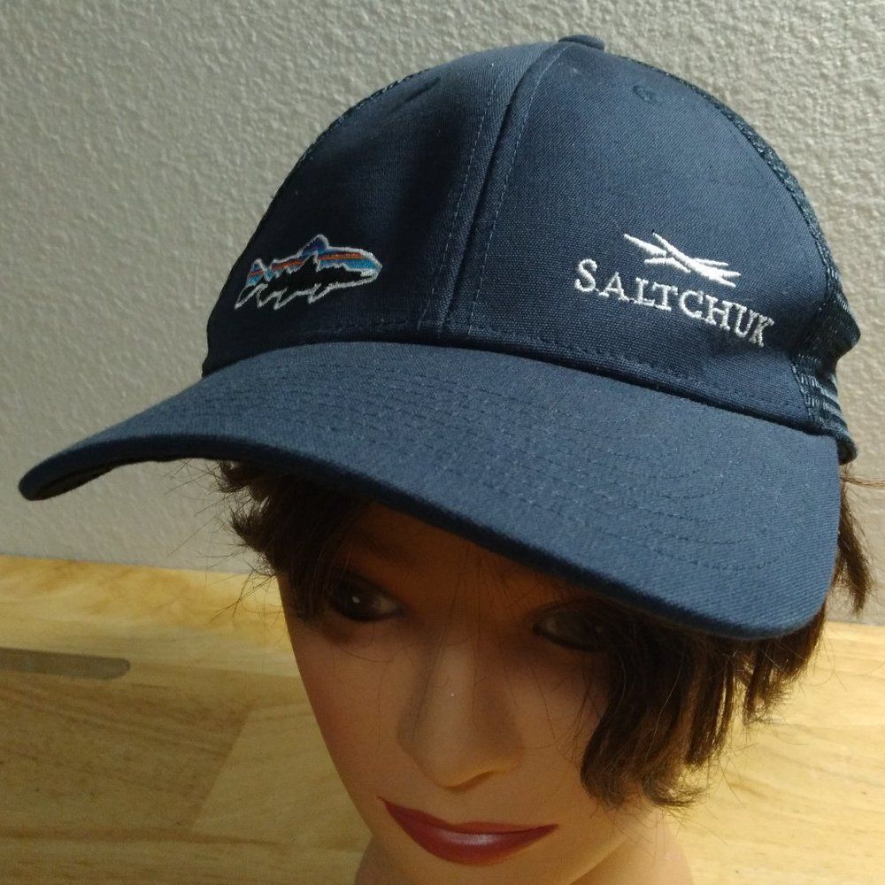 Patagonia Saltchuk Fishing Logo Mesh Snap Back Hat